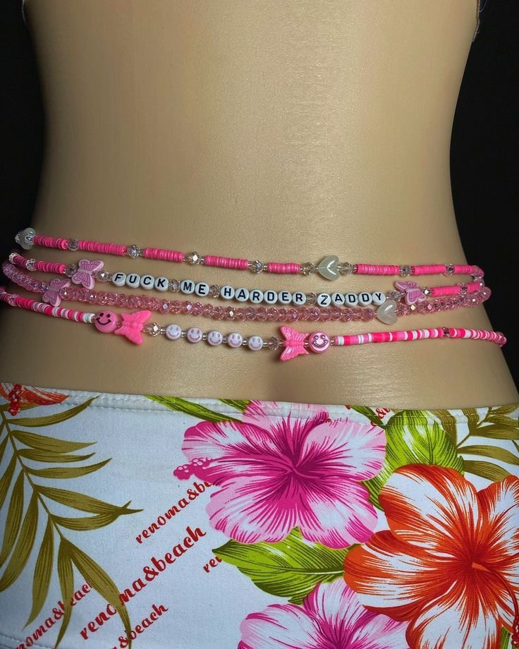 Glow in the dark waistbeads